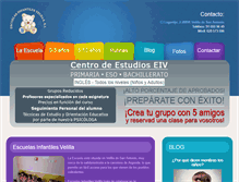 Tablet Screenshot of escuelasinfantilesvelilla.com